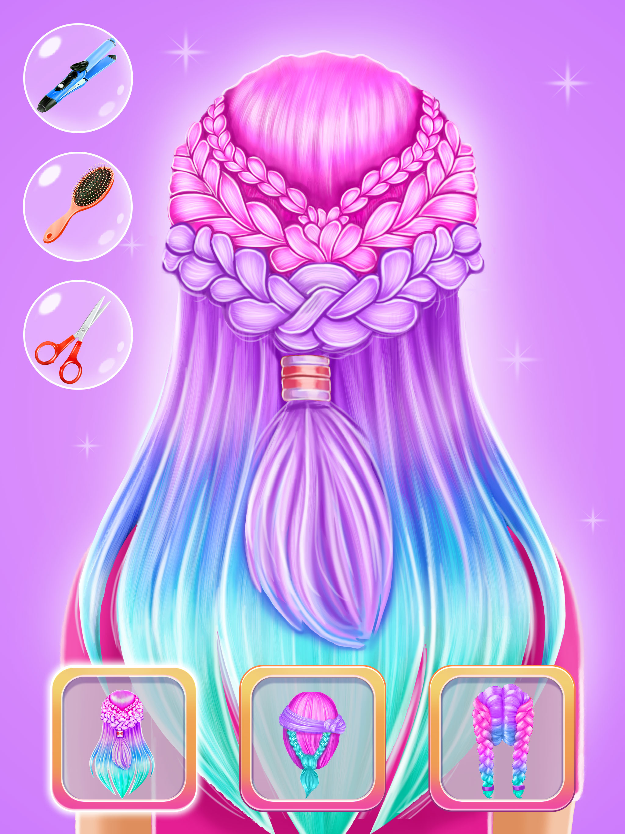 اسکرین شات 1 بازی Makeup Game- Hair Salon Artist