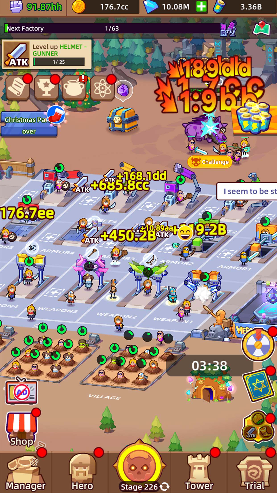 اسکرین شات 8 بازی Hero Making Tycoon: Idle Games