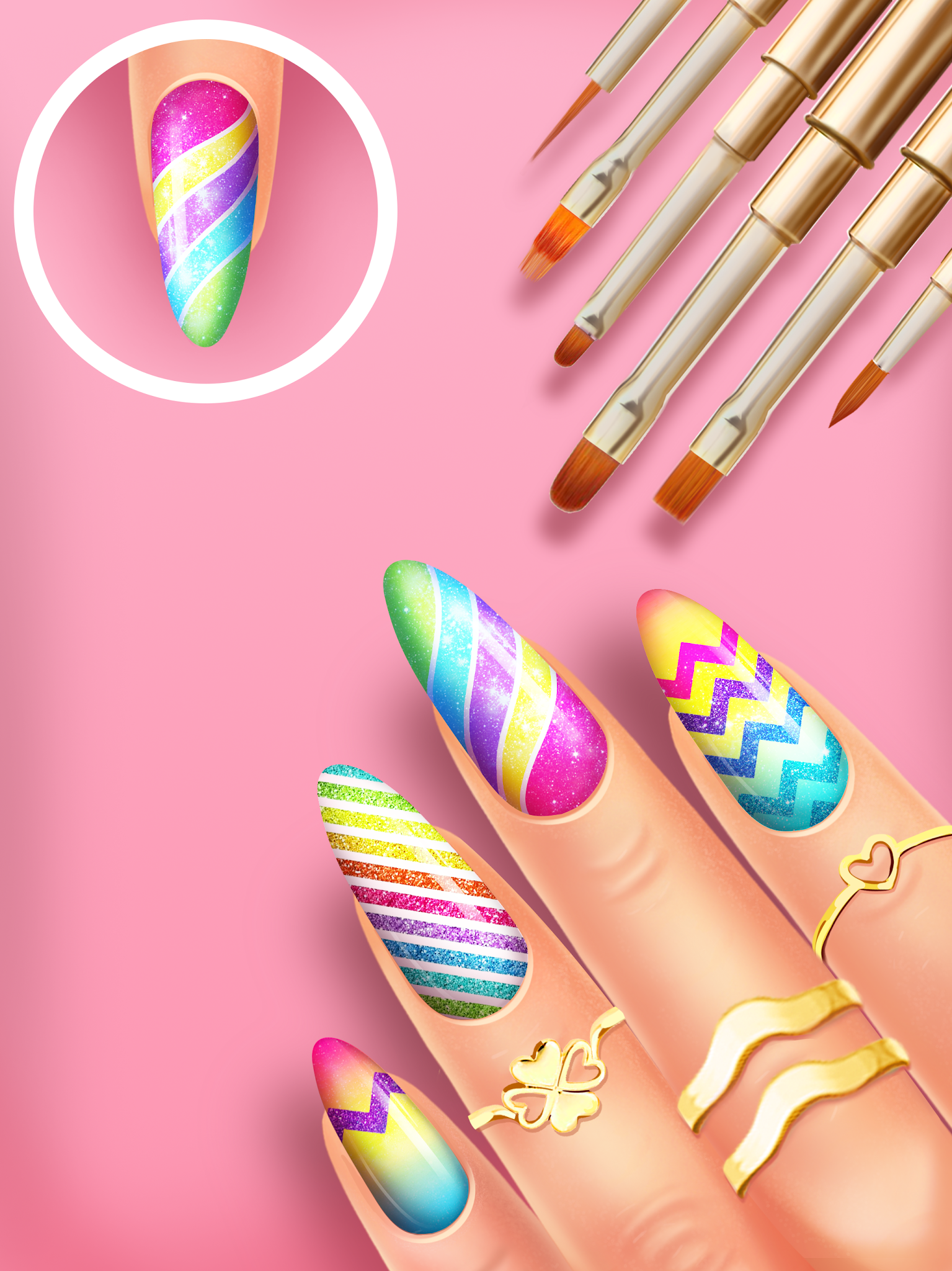 اسکرین شات 3 بازی Nail Salon: Nail Art Games