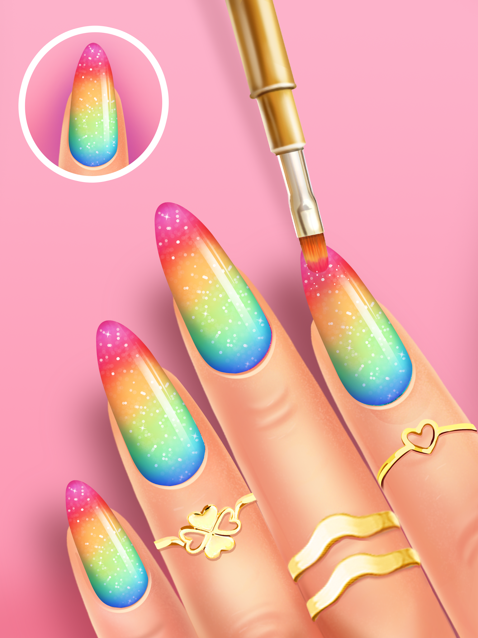 اسکرین شات 1 بازی Nail Salon: Nail Art Games