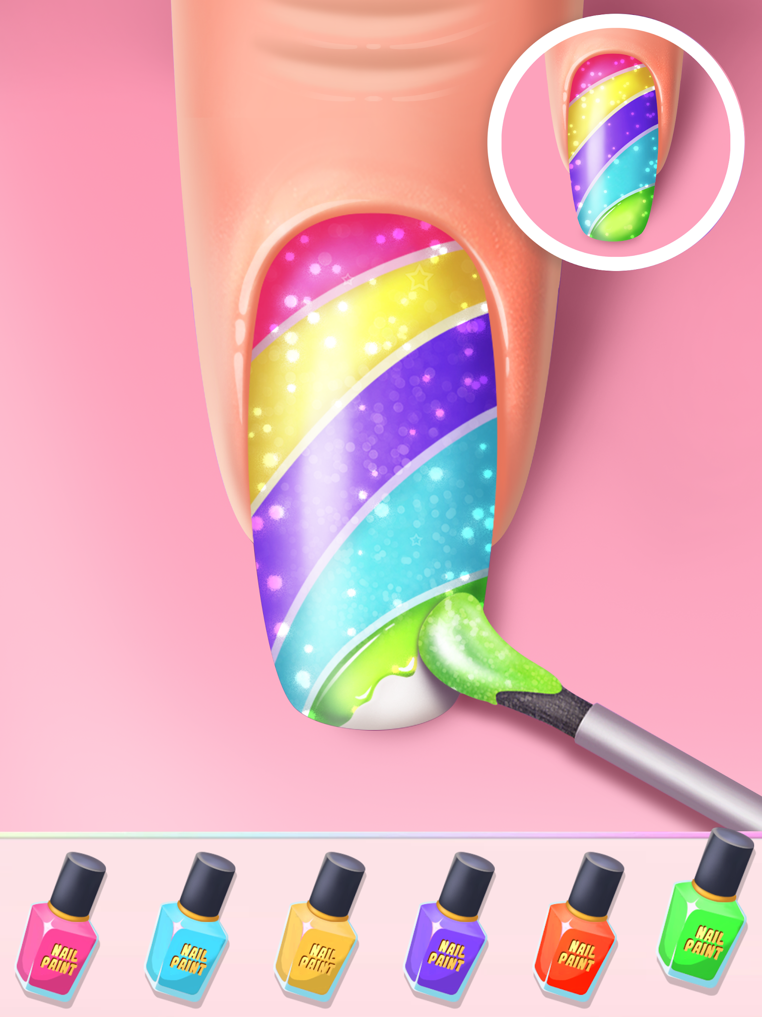 اسکرین شات 4 بازی Nail Salon: Nail Art Games