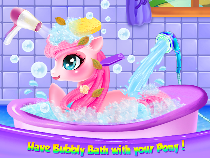 اسکرین شات 5 بازی Princess Pony Beauty Makeover: Unicorn Salon