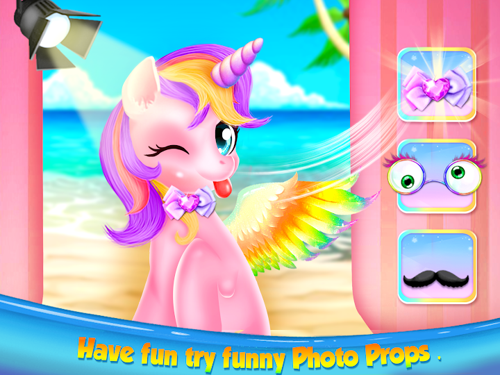 اسکرین شات 6 بازی Princess Pony Beauty Makeover: Unicorn Salon