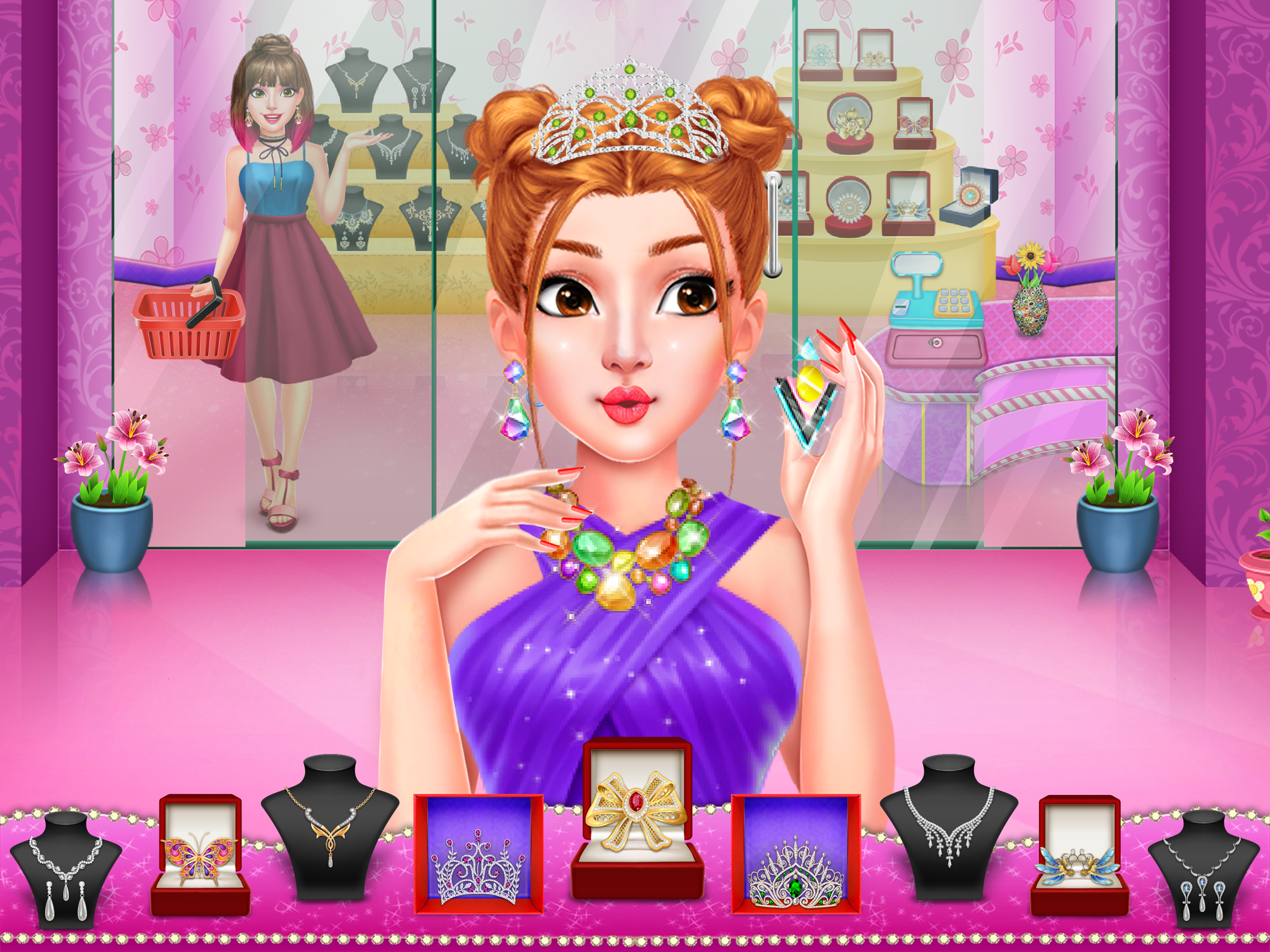 اسکرین شات 7 برنامه Rich Shopping Mall Girl Games