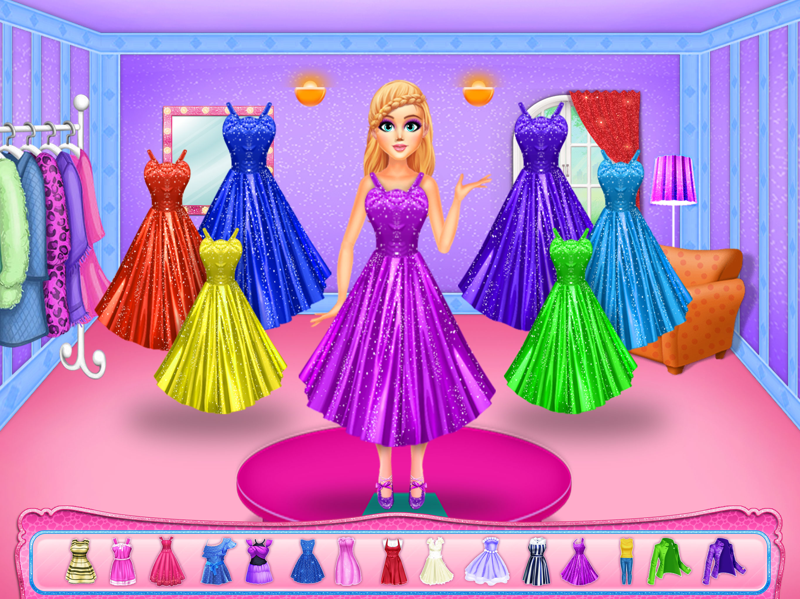 اسکرین شات 8 برنامه Rich Shopping Mall Girl Games
