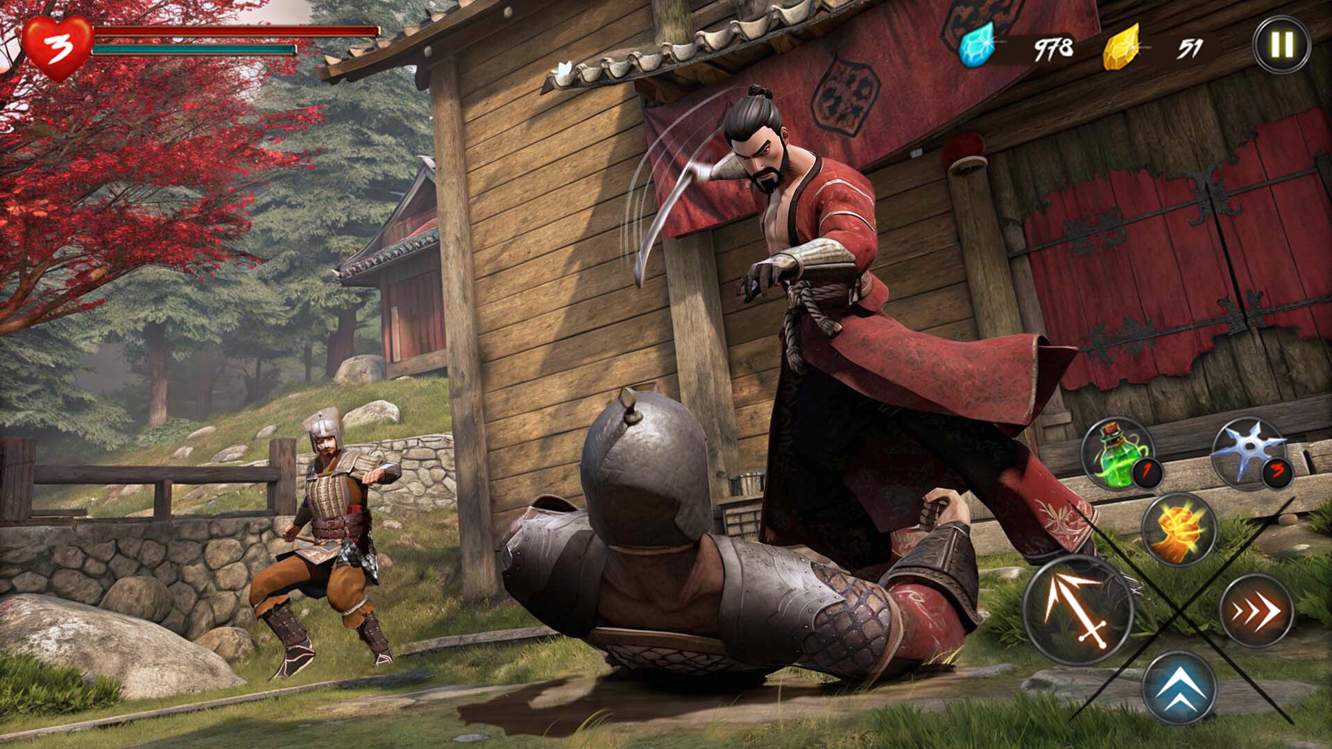 اسکرین شات 1 بازی Takashi Ninja Samurai Game