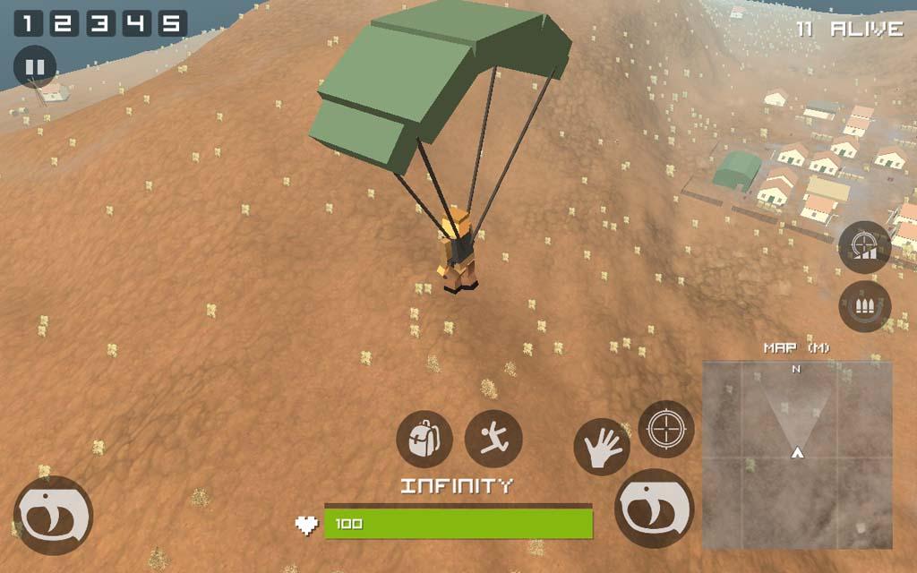 اسکرین شات 2 بازی Grand Pixel Royale Battle 3D