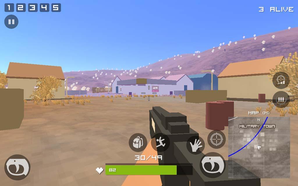 اسکرین شات 3 بازی Grand Pixel Royale Battle 3D