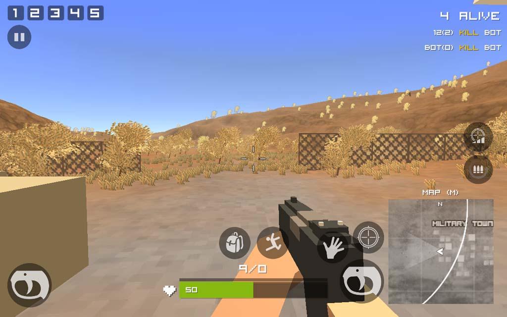 اسکرین شات 8 بازی Grand Pixel Royale Battle 3D