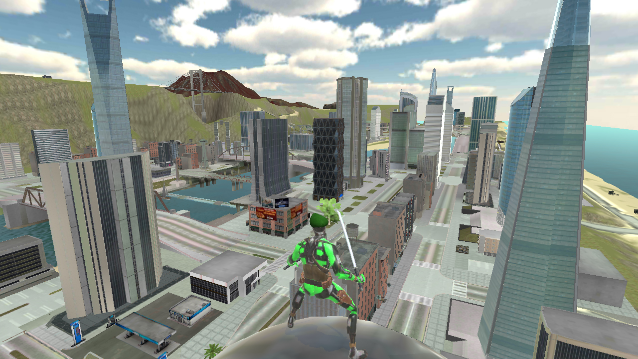 اسکرین شات 7 بازی Green Rope Hero: Vegas City