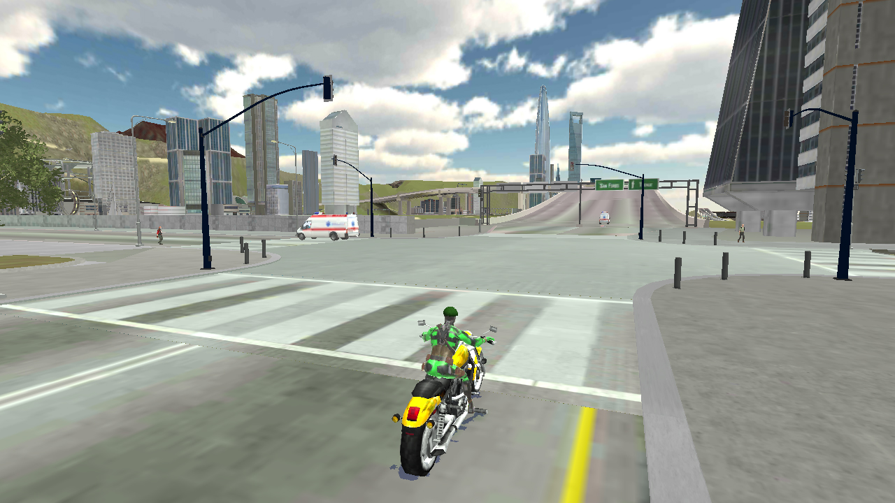 اسکرین شات 2 بازی Green Rope Hero: Vegas City