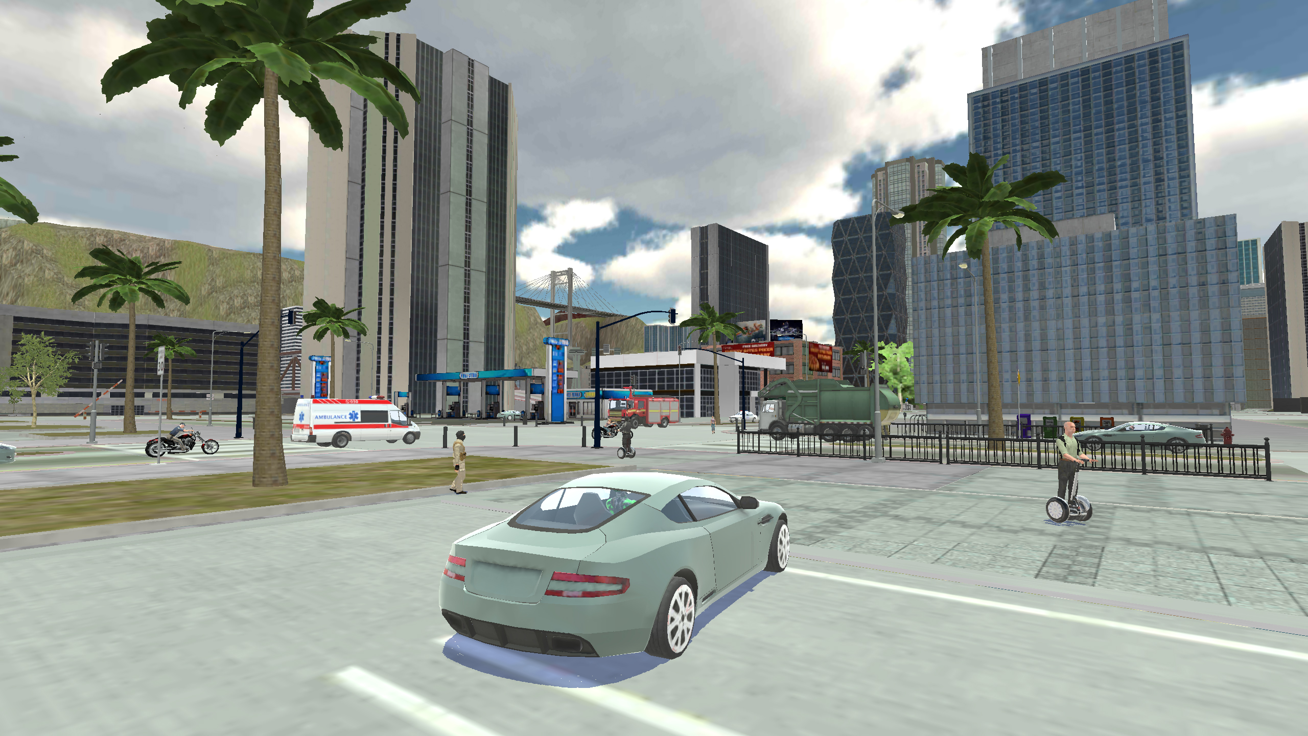 اسکرین شات 4 بازی Green Rope Hero: Vegas City