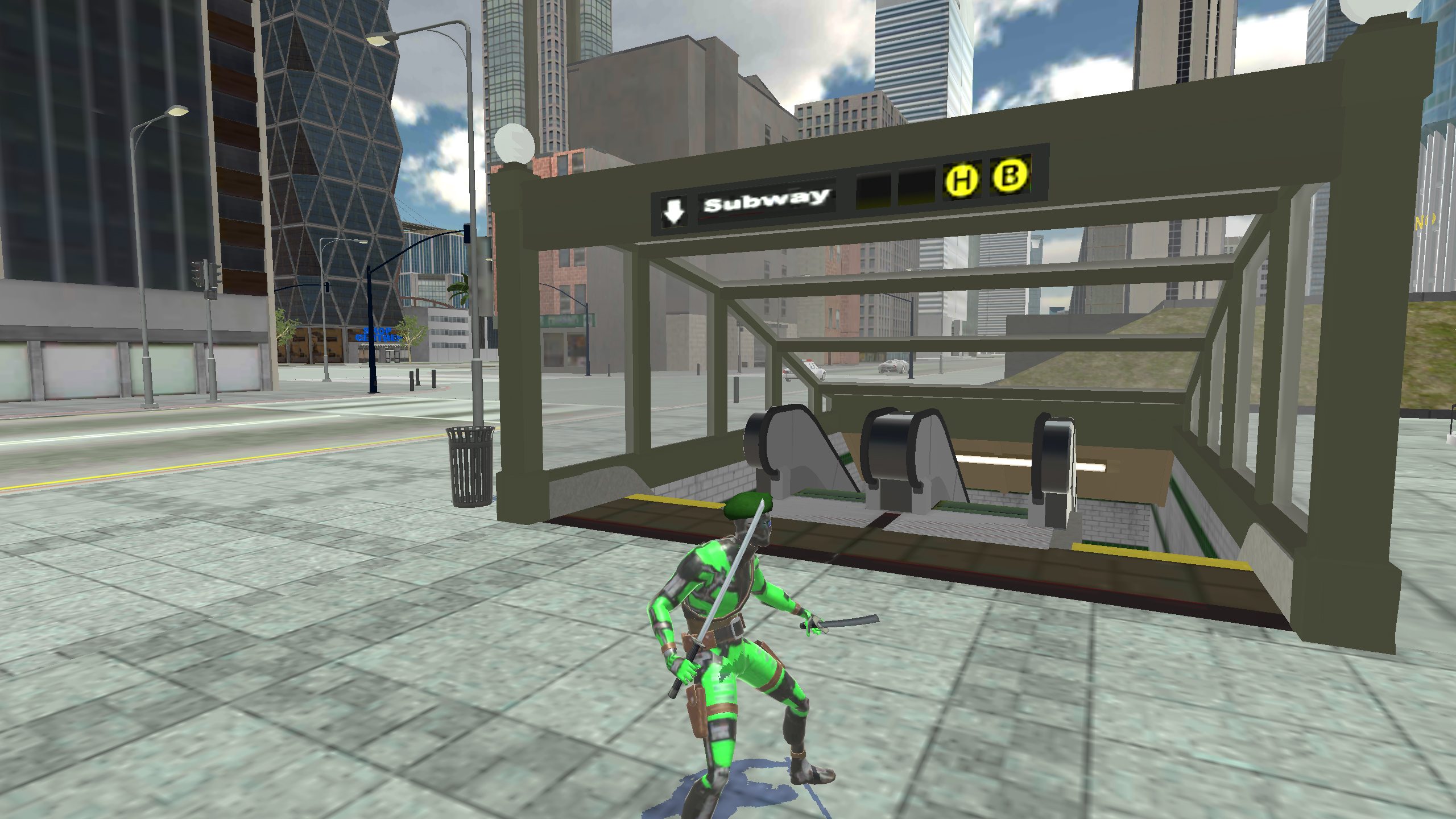 اسکرین شات 1 بازی Green Rope Hero: Vegas City