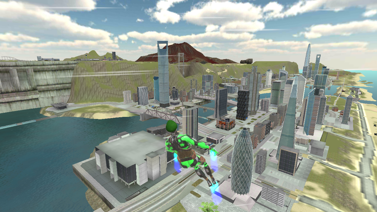 اسکرین شات 8 بازی Green Rope Hero: Vegas City