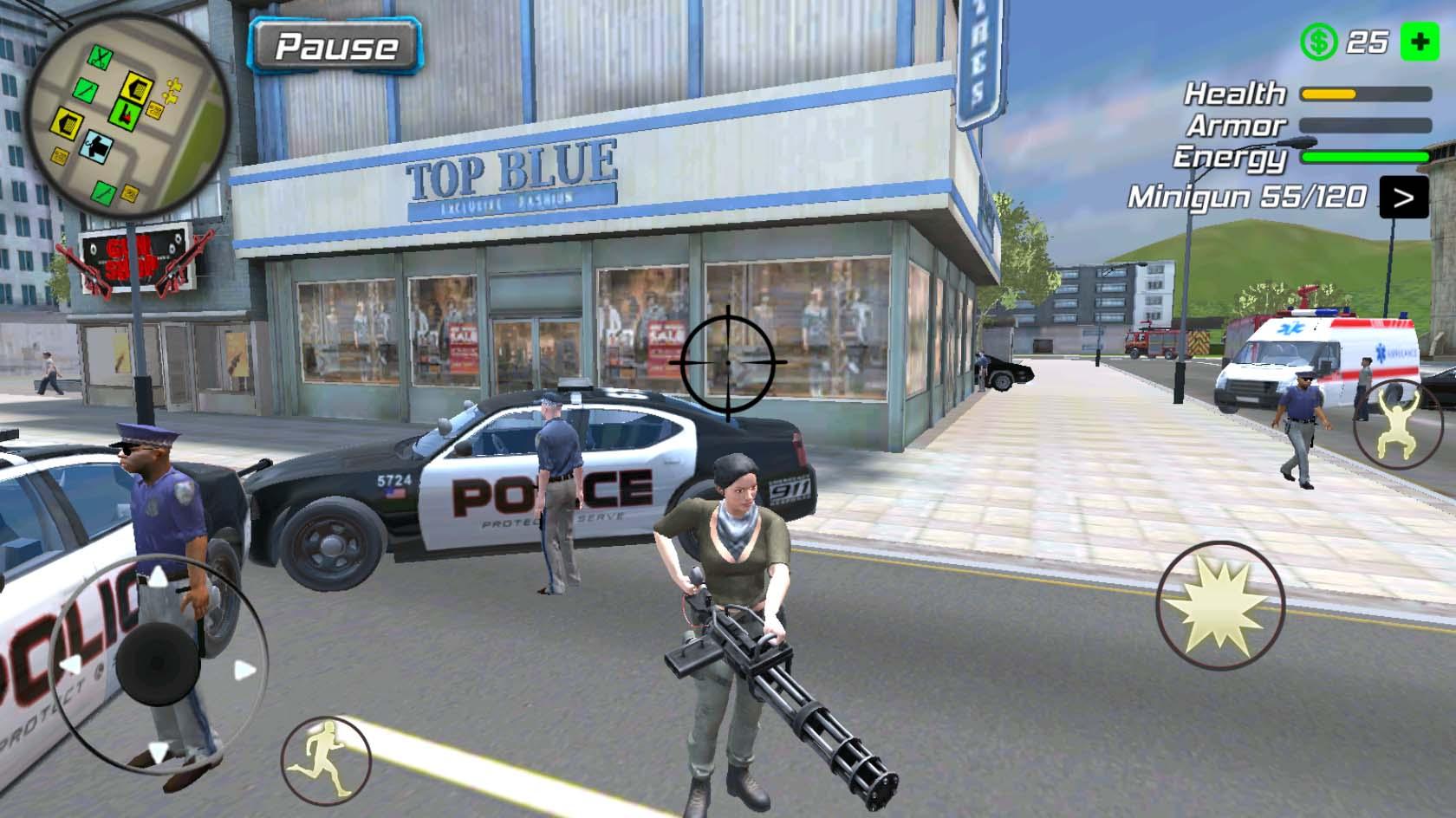 اسکرین شات 2 بازی Super Miami Girl : City Crime