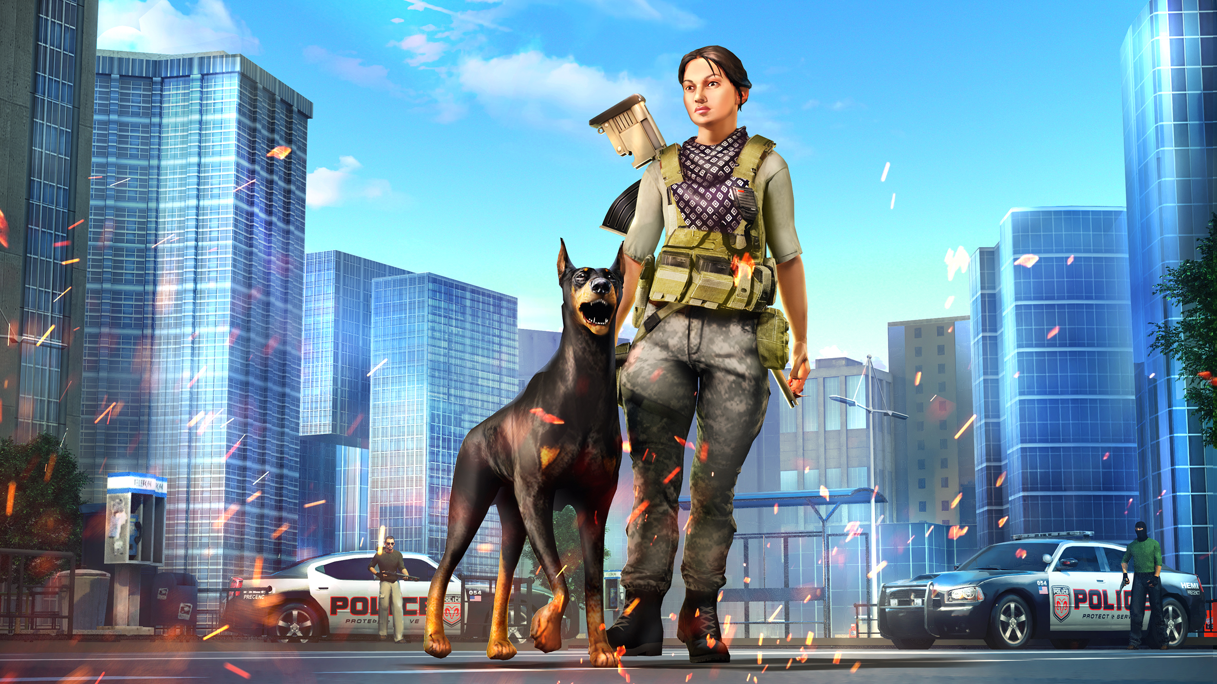 اسکرین شات 1 بازی Super Miami Girl : City Crime