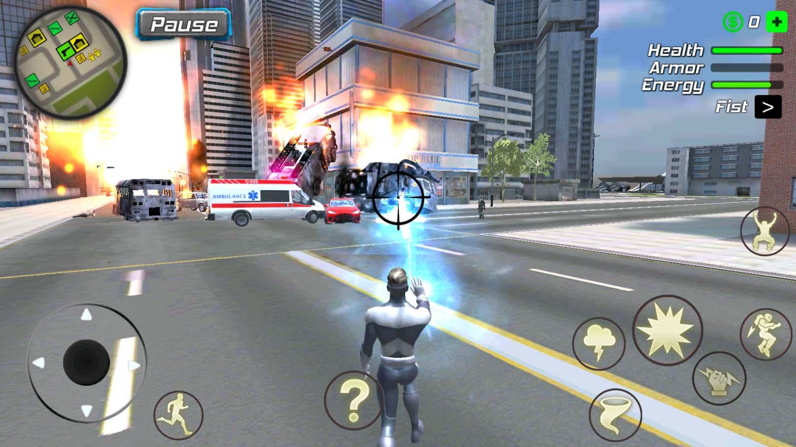 اسکرین شات 4 بازی Hurricane Superhero Tornado