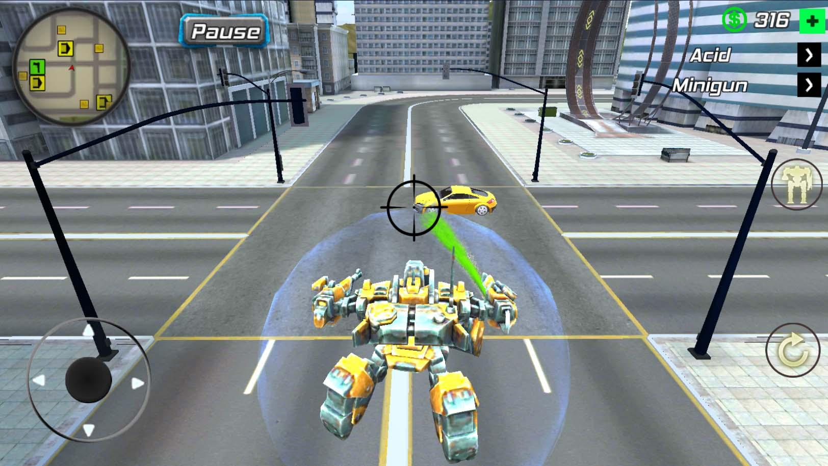 اسکرین شات 3 بازی Super Crime Iron Hero Robot