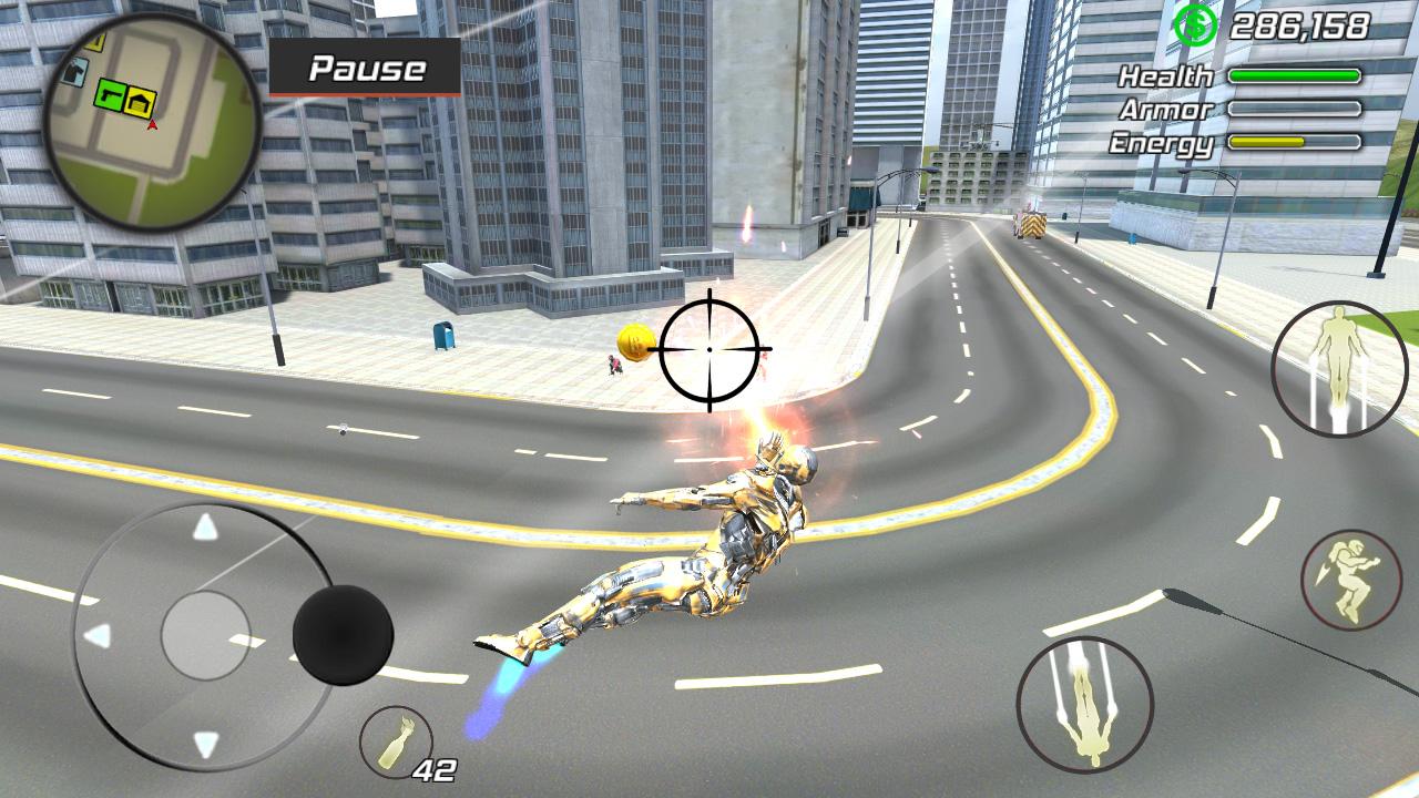 اسکرین شات 6 بازی Super Crime Iron Hero Robot