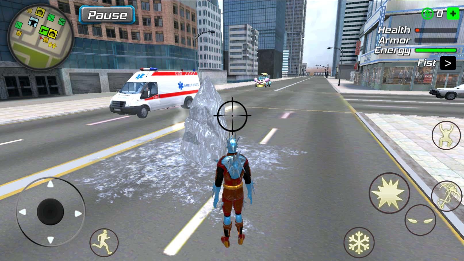 اسکرین شات 2 بازی Snow Storm Superhero