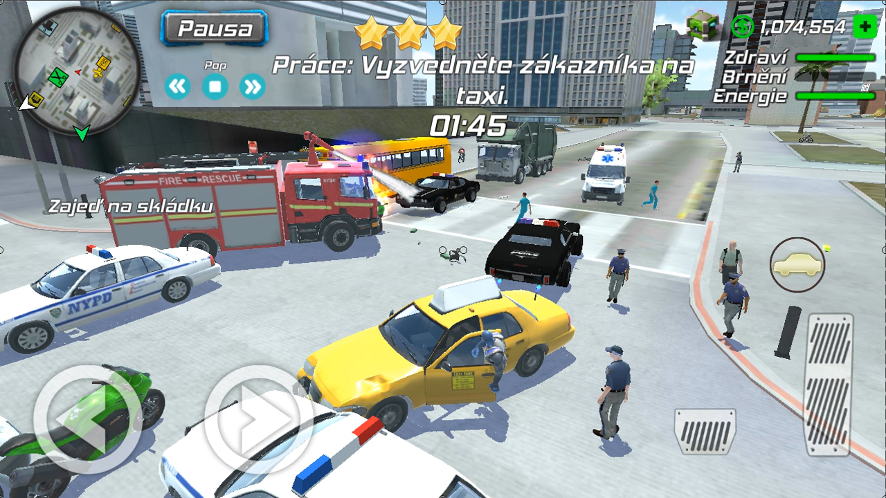 اسکرین شات 3 بازی Grand Mobile Hero Gangster