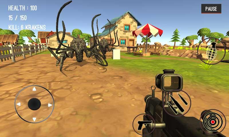 اسکرین شات 8 بازی Monster Killing City Shooting