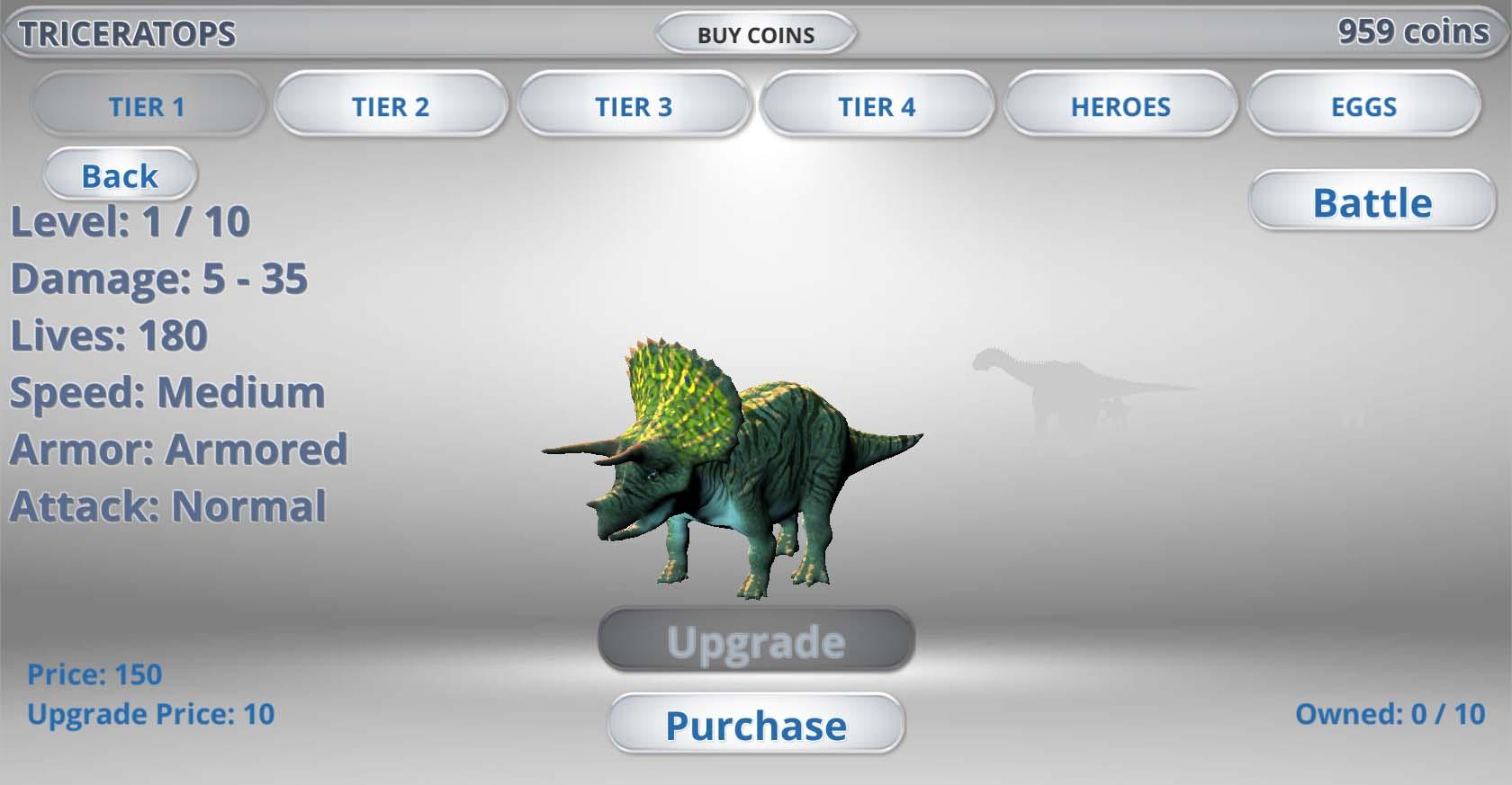 اسکرین شات 6 بازی Jurassic Epic Dinosaur Battle