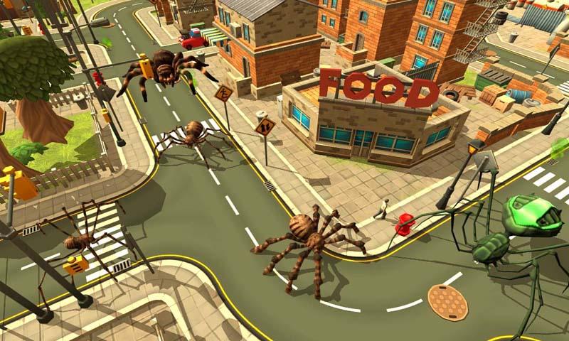 اسکرین شات 1 بازی Spider Simulator: Amazing City