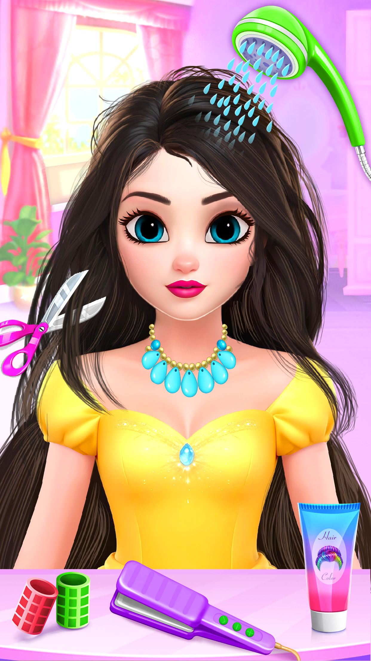 اسکرین شات بازی Princess Wedding Hair Salon 1