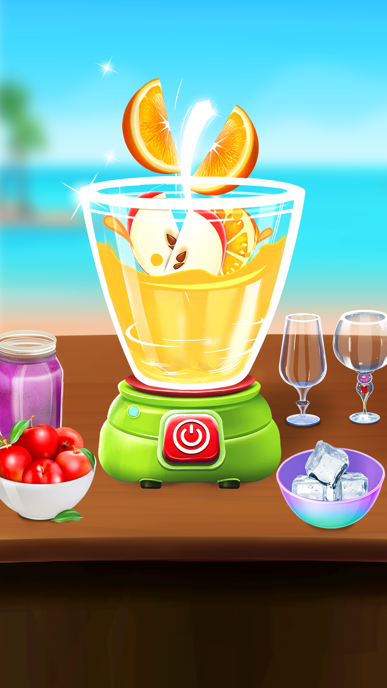 اسکرین شات 4 بازی Fruit Blender 3D: Juice Games
