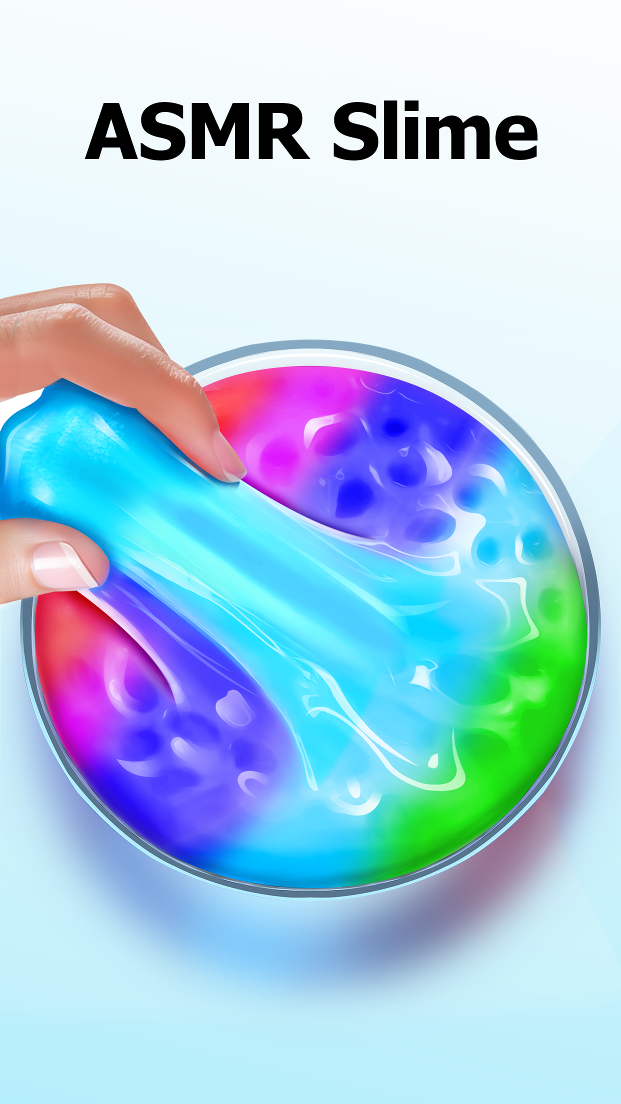 اسکرین شات 4 برنامه ASMR Slime Simulator DIY Games