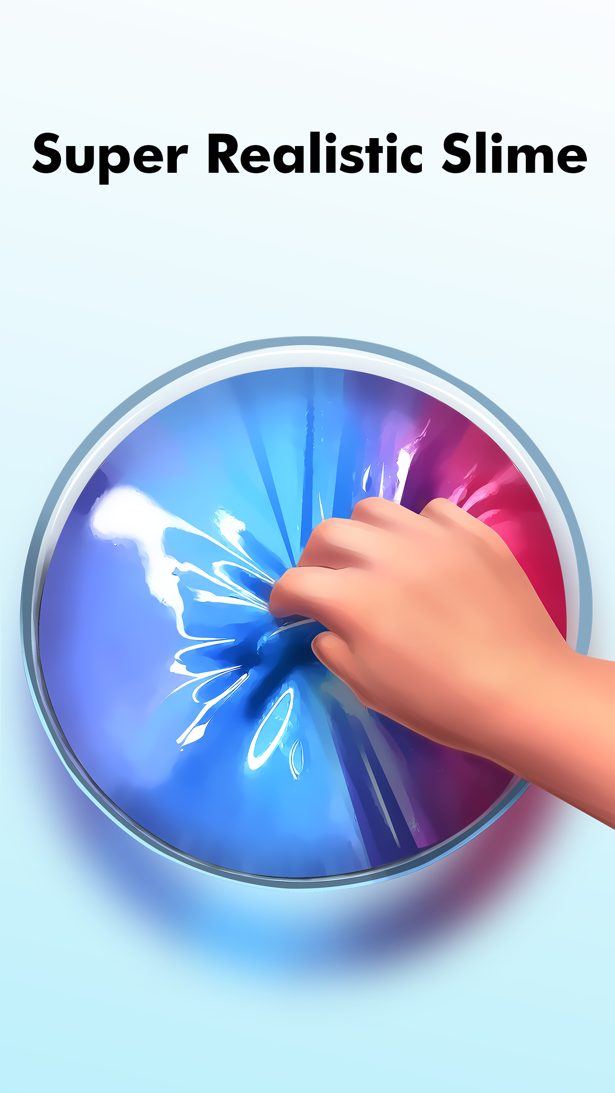 اسکرین شات 3 برنامه ASMR Slime Simulator DIY Games