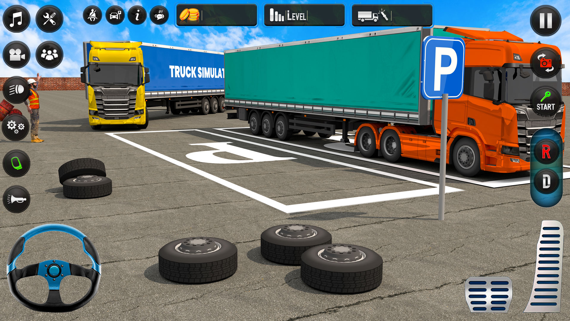 اسکرین شات 2 بازی Truck Parking 3D Driving Games