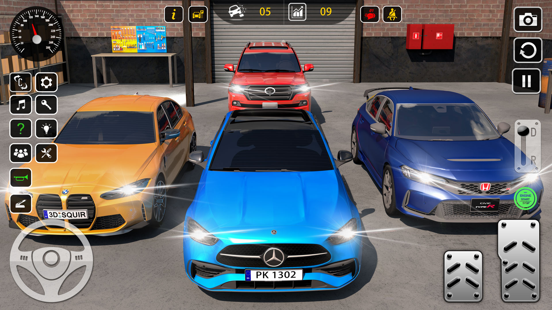 اسکرین شات 5 بازی Super Car Parking 3d Games