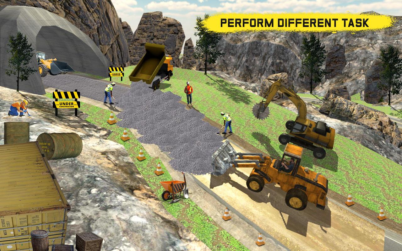 اسکرین شات 3 بازی Tunnel Construction Crane Simulator 2018