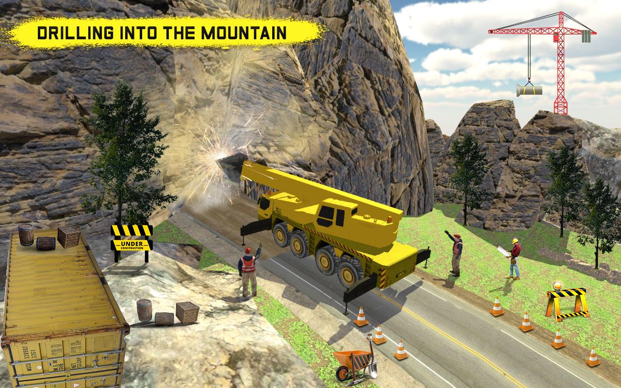 اسکرین شات 1 بازی Tunnel Construction Crane Simulator 2018