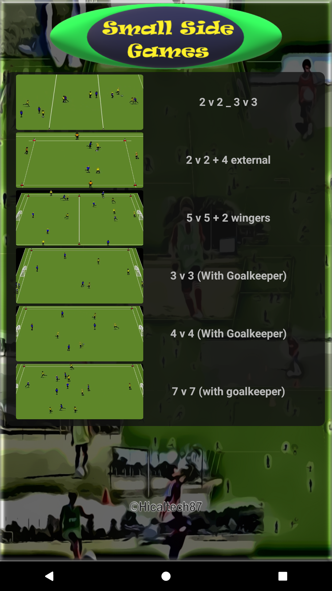 اسکرین شات 5 برنامه Soccer Drills