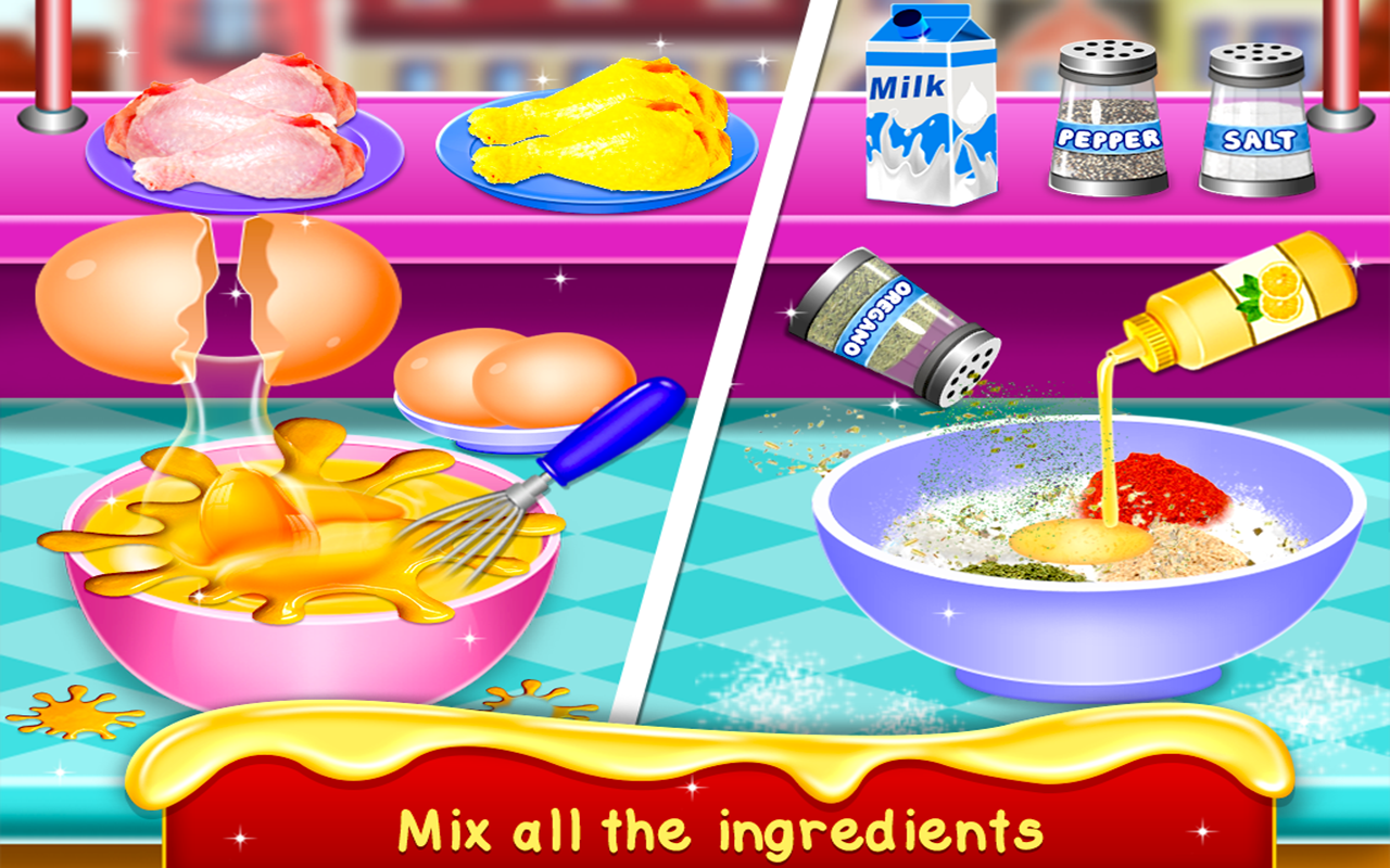 اسکرین شات 2 بازی Crispy Deep Fry Maker Cooking