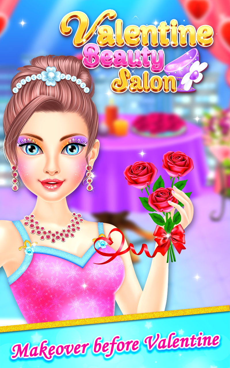 اسکرین شات 1 بازی Valentine Beauty Salon Game