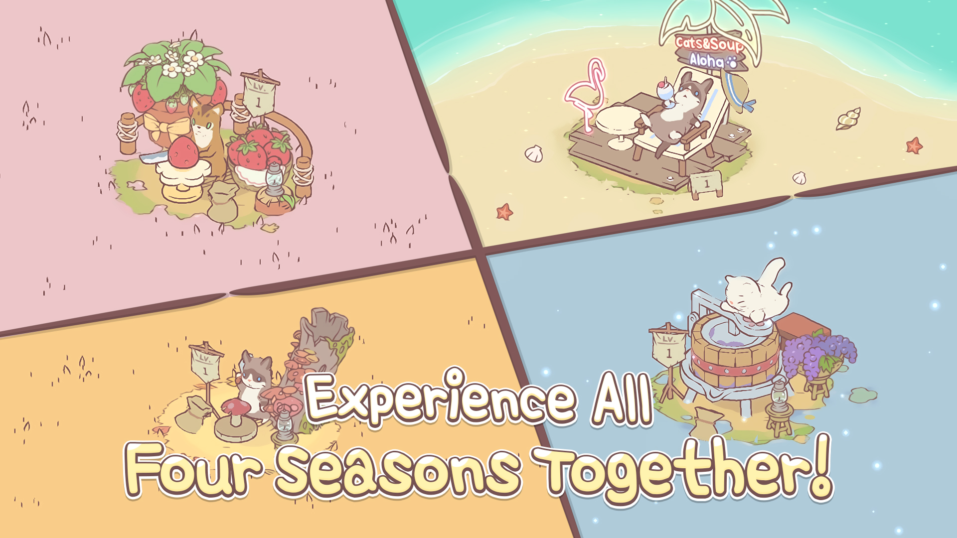 اسکرین شات 5 بازی Cats & Soup: Cute Cat Game