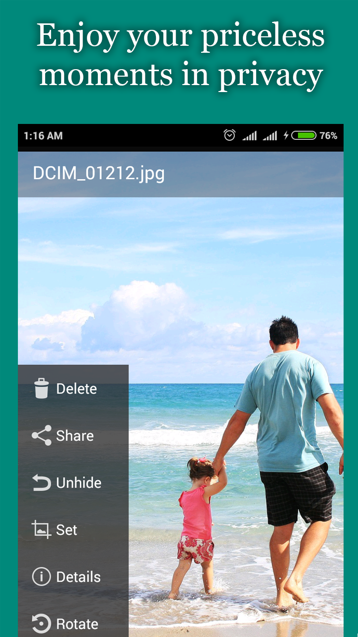 اسکرین شات 4 برنامه Hide Photos, Video and App Loc