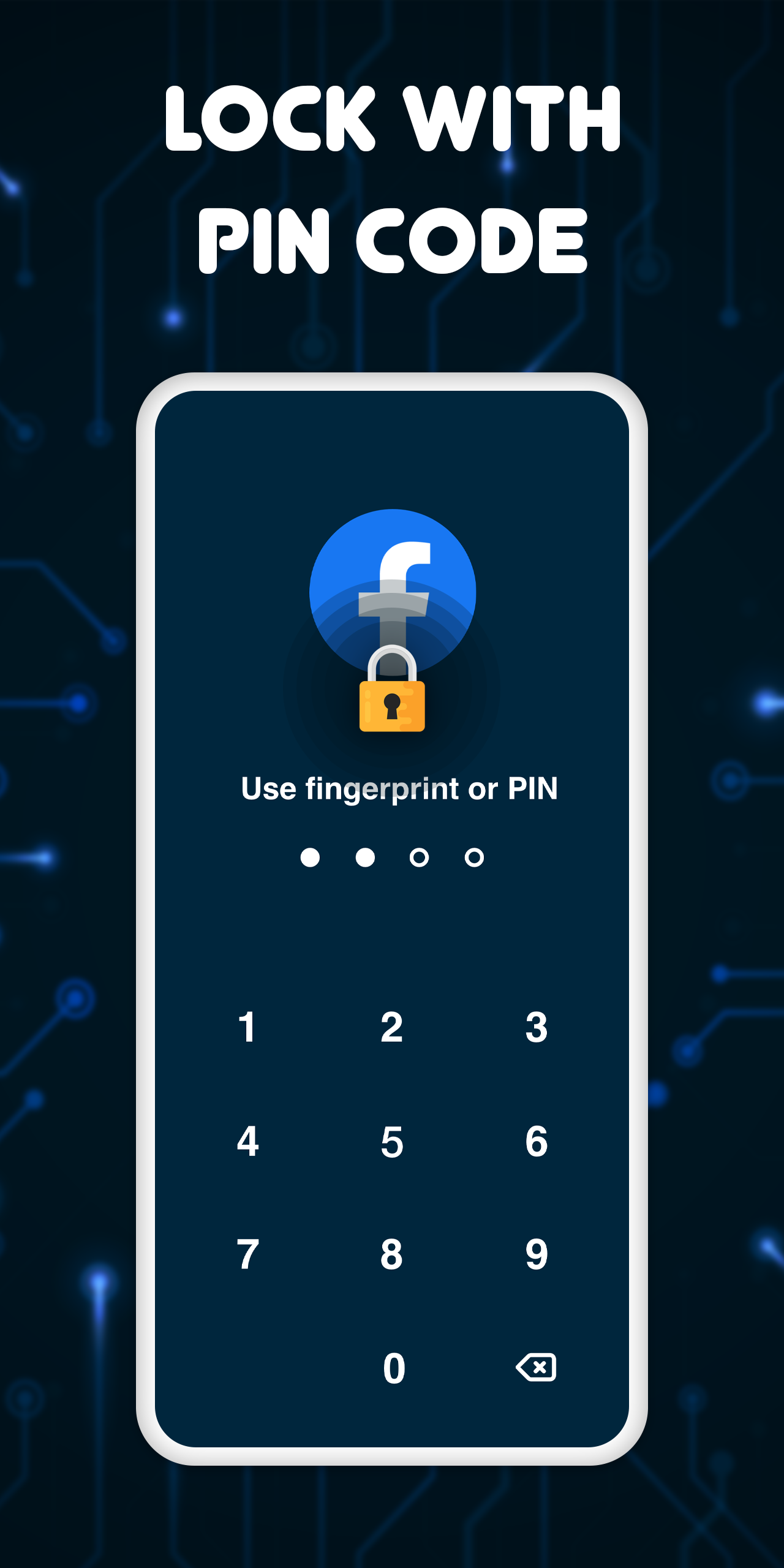 اسکرین شات 2 برنامه App Lock - Applock Fingerprint