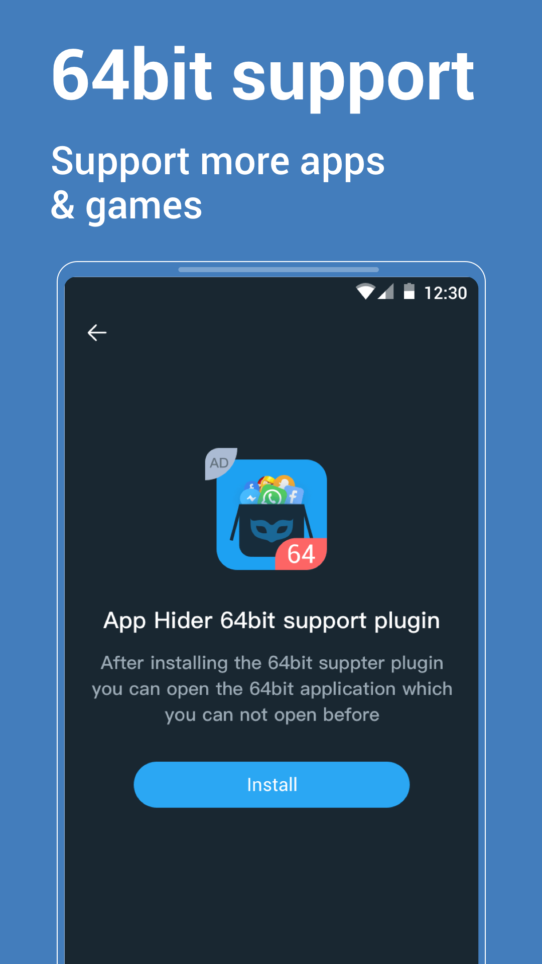 اسکرین شات 7 برنامه App Hider: Hide Apps