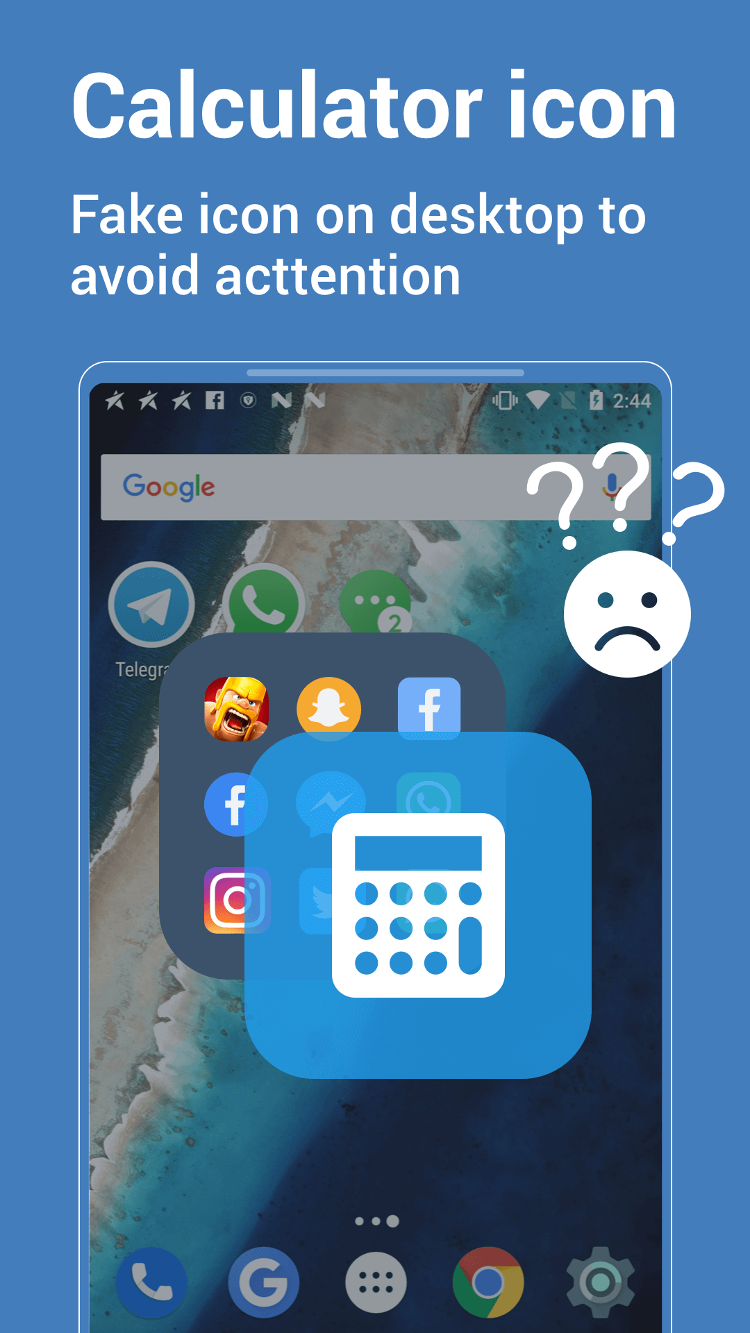 اسکرین شات 3 برنامه App Hider: Hide Apps