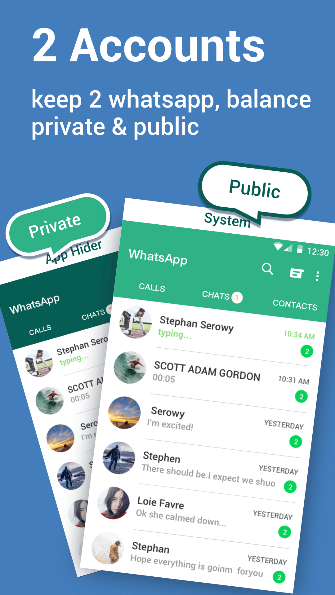 اسکرین شات 4 برنامه App Hider: Hide Apps