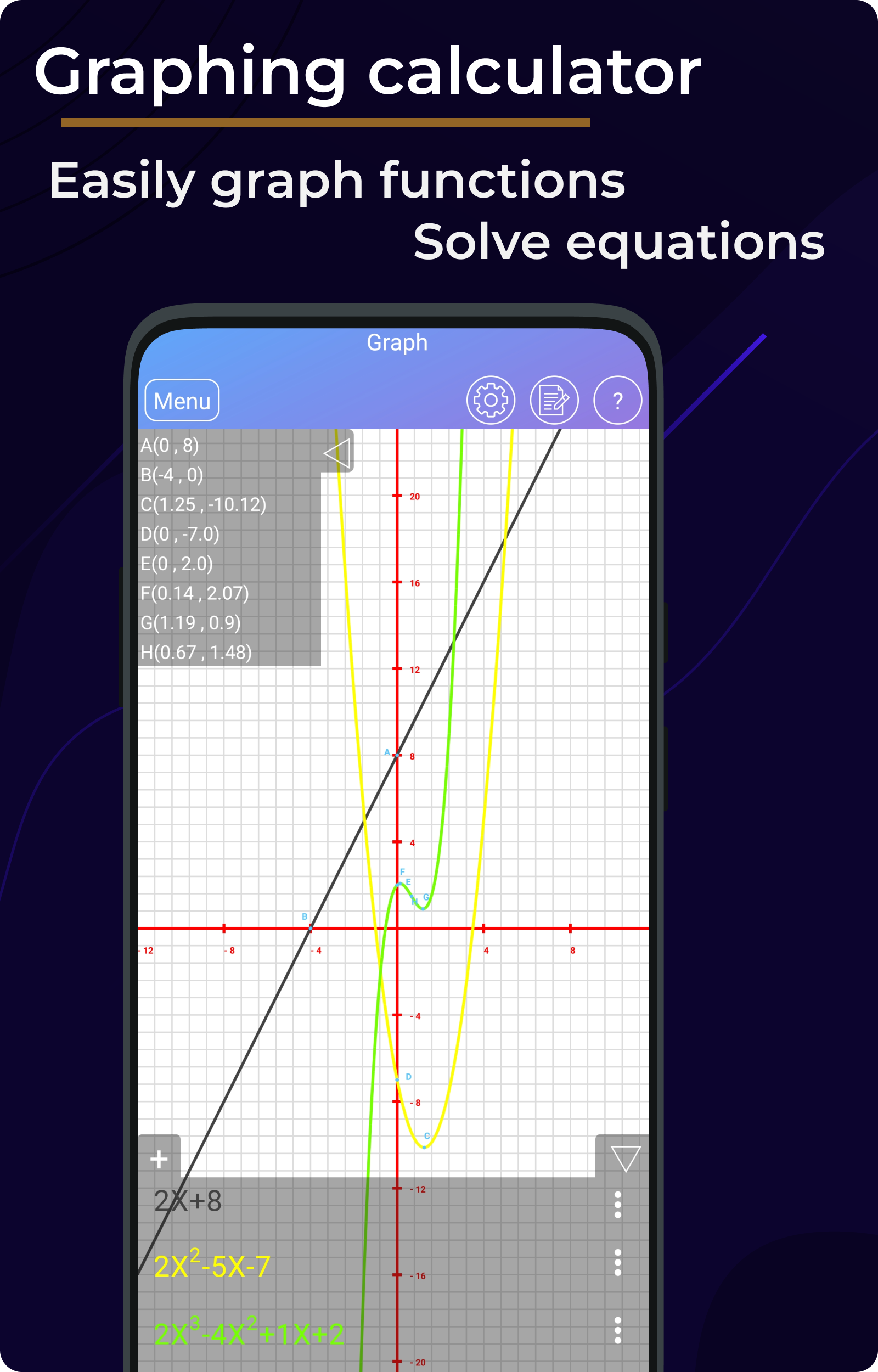 اسکرین شات 8 برنامه Scientific Calculator He-36X