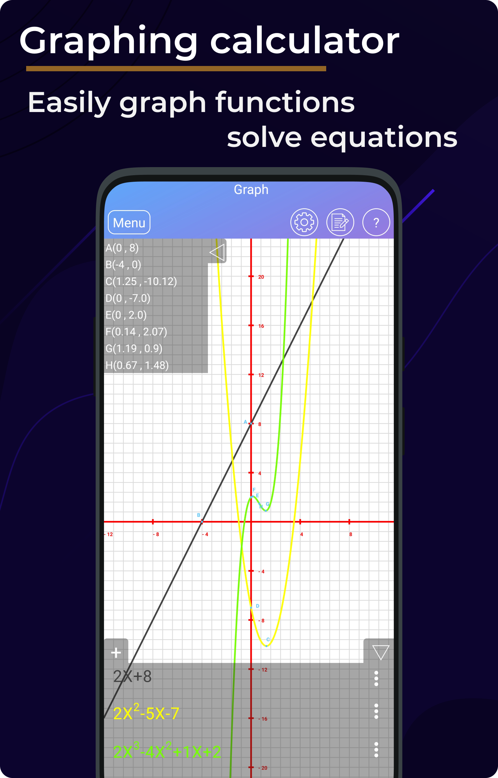 اسکرین شات 8 برنامه Scientific Calculator He-580