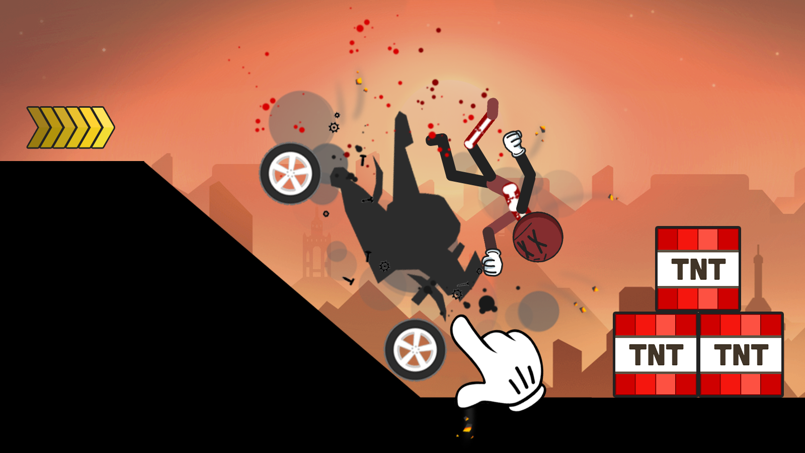 اسکرین شات 1 بازی Ragdoll Dismount: Stickman Fly