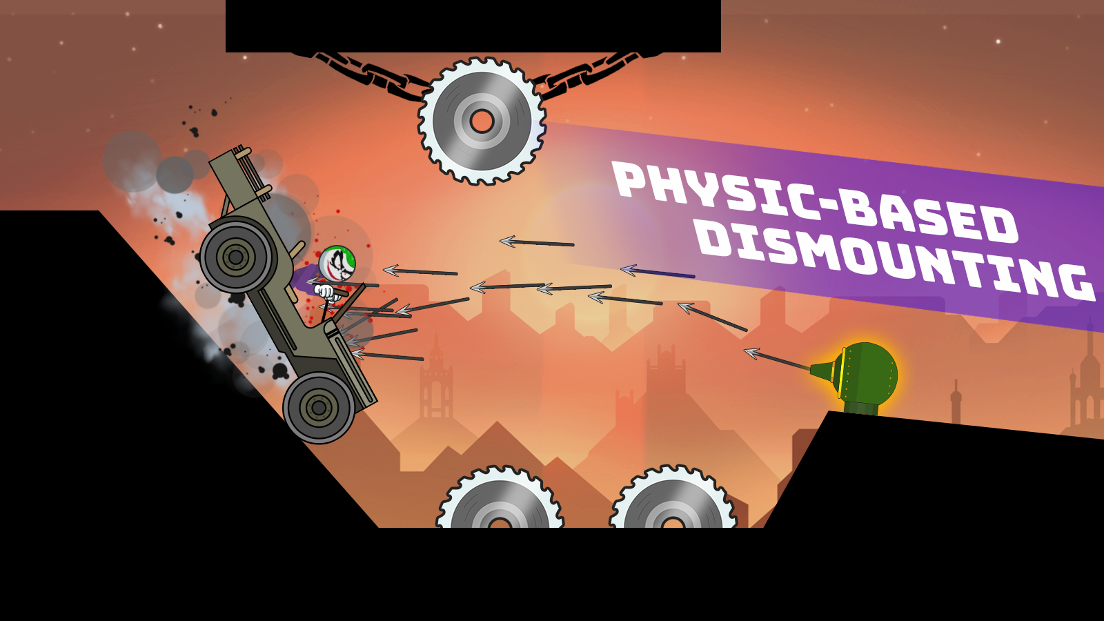 اسکرین شات 2 بازی Ragdoll Dismount: Stickman Fly