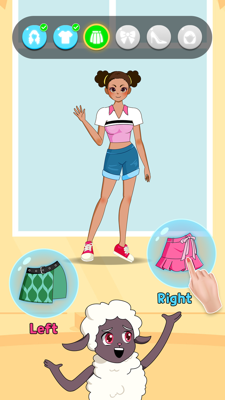 اسکرین شات 2 بازی Left or Right: Amanda Fashion